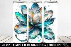 Shiny Gardenia Material 20 Oz Tumbler Product Image 2