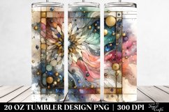 Stained Cosmos Art | 20 oz Tumbler Product Image 2
