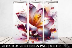 20 Oz Tumbler Sublimation | Glossy Freesia with Metallic Product Image 2