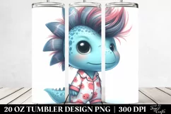 Expressive Baby Dinosaur 20 Oz Tumbler Product Image 2