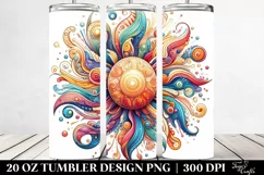 Colorful Whimsical Sun | 20 Oz Tumbler Product Image 2