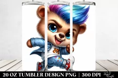 Baby Bear Running 20 Oz Tumbler Product Image 2