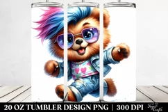 Baby Bear Running 20 Oz Tumbler Product Image 2