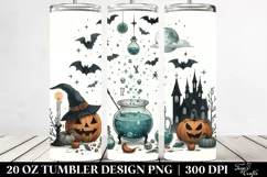 Vintage Halloween Magic Potion Tumbler | 20 oz Tumbler Product Image 2