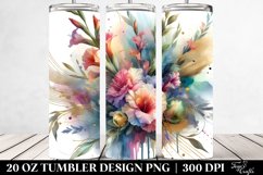 Colorful Gladiolus Splash Bouquet | 20 Oz Tumbler Product Image 2