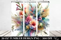 Colorful Gladiolus Splash Bouquet | 20 Oz Tumbler Product Image 2