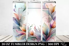 Shiny Tulip Illustration | 20 oz Tumbler Product Image 2
