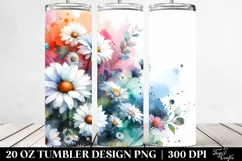 Vibrant Daisy Whimsical Colorful | 20 oz Tumbler Product Image 2