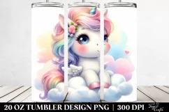 Baby Unicorn From Cloud Tumbler Product Image 2
