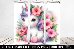 Baby Unicorn Impatiens Tumbler Product Image 2
