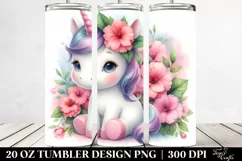 Baby Unicorn Impatiens Tumbler Product Image 2