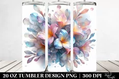 Abstract Shiny Freesia 20 Oz Tumbler Product Image 2