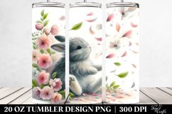 Spring Petals Rabbit Tumbler Product Image 2
