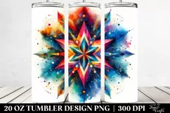 Vibrant Star Abstract | 20 Oz Tumbler Product Image 2