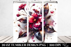 Colorful Impatiens Tumbler Product Image 2