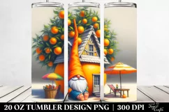 Gnome in Beach Wear | 20 oz Tumbler Product Image 2
