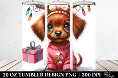 Colorful Rhodesian Ridgeback, Transparent 20 Oz Tumbler Product Image 2