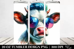Style Cow, Transparent 20 Oz Tumbler Product Image 2