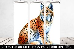 Simple Lynx Clipart | 20 Oz Tumbler Product Image 2