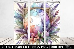 Elegant Lavender Stained 20 Oz Tumbler Product Image 2