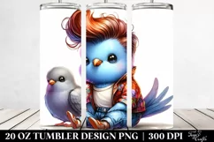 Cute Baby Dove Sitting 20 Oz Tumbler Product Image 2