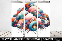 Colorful Whimsical Cloud | 20 Oz Tumbler Product Image 2
