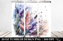 Elegant Lavender Stained 20 Oz Tumbler Product Image 2