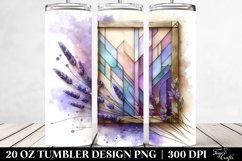 Elegant Lavender Stained 20 Oz Tumbler Product Image 2