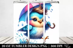 Style Bird, Transparent 20 Oz Tumbler Product Image 2