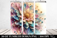 Abstract Vibrant Sunflower Tumbler | 20 oz Tumbler Product Image 2