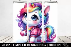 Cute Baby Unicorn Tumbler Product Image 2
