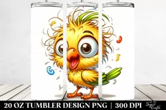 Colorful Crazy Baby Canary | 20 Oz Tumbler Product Image 2