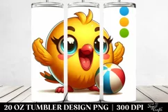 Colorful Crazy Baby Canary | 20 Oz Tumbler Product Image 2