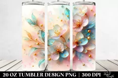 Shiny Cherry Blossom 20 Oz Tumbler Product Image 2