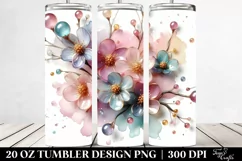 Shiny Cherry Blossom 20 Oz Tumbler Product Image 2