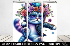 Cute Baby Cat Jumping 20 Oz Tumbler Product Image 2