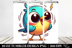 Colorful Shaking Baby Warbler | 20 Oz Tumbler Product Image 2