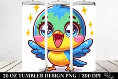 Colorful Shaking Baby Warbler | 20 Oz Tumbler Product Image 2