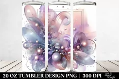 Abstract Shiny Lavender Tumbler | 20 oz Tumbler Product Image 2