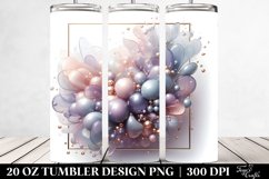 Abstract Shiny Lavender Tumbler | 20 oz Tumbler Product Image 2