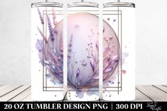 Abstract Shiny Lavender Tumbler | 20 oz Tumbler Product Image 2
