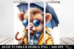 Modest Baby Highlandcow | 20 oz Tumbler Product Image 2