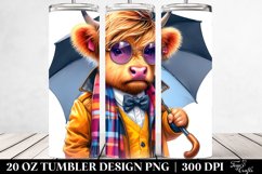 Modest Baby Highlandcow | 20 oz Tumbler Product Image 2