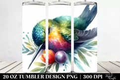 Vibrant Sleeping Hummingbird | 20 oz Tumbler Product Image 2