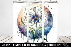 Stained Sweet Pea | 20 Oz Tumbler Product Image 2