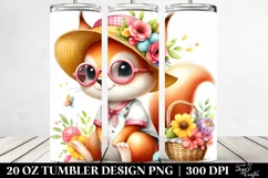 Colorful Baby Squirrel for Summer | 20 Oz Tumbler Product Image 2