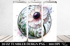 Stained Anemone -like Material 20 oz Tumbler Product Image 2