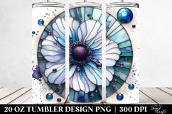 Stained Anemone -like Material 20 oz Tumbler Product Image 2