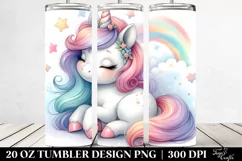 Cute Baby Unicorn | 20 Oz Tumbler Product Image 2