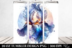 20 Oz Tumbler Sublimation | Shiny Camellia with Metallic Product Image 2